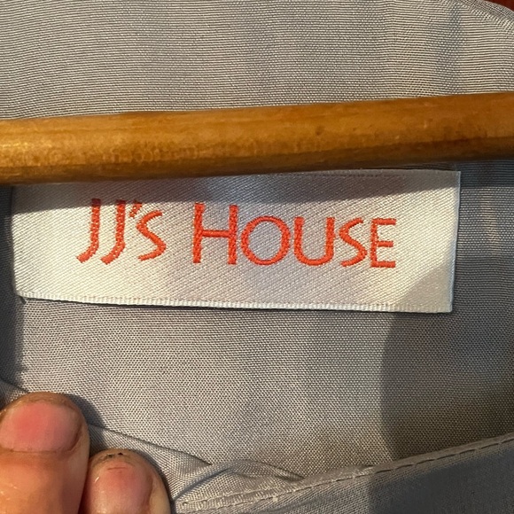 JJ’s House A-line Scoop Tea-Length Chiffon Mother of the Bride Cascading Ruffles - Picture 8 of 10